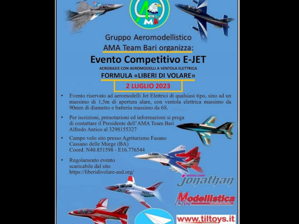 E - JET COMPETITIVE EVENT July 2, 2023