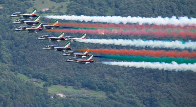 The Frecce Tricolori return to Lake Iseo for the 20th Stoppani Memorial