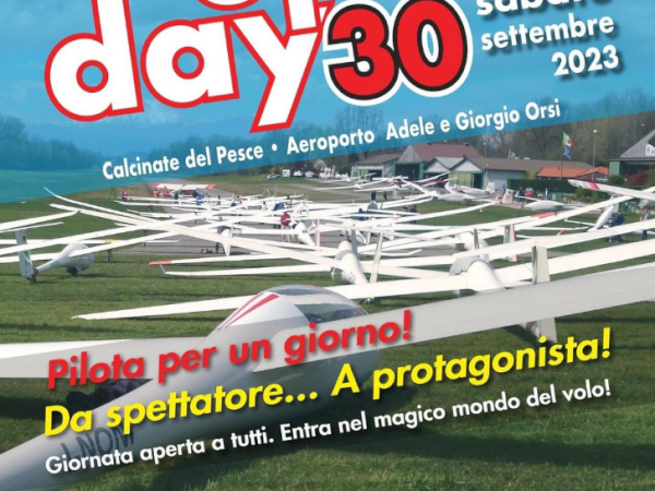 OPEN DAY 30 Pilot for a day! September 30, 2023
