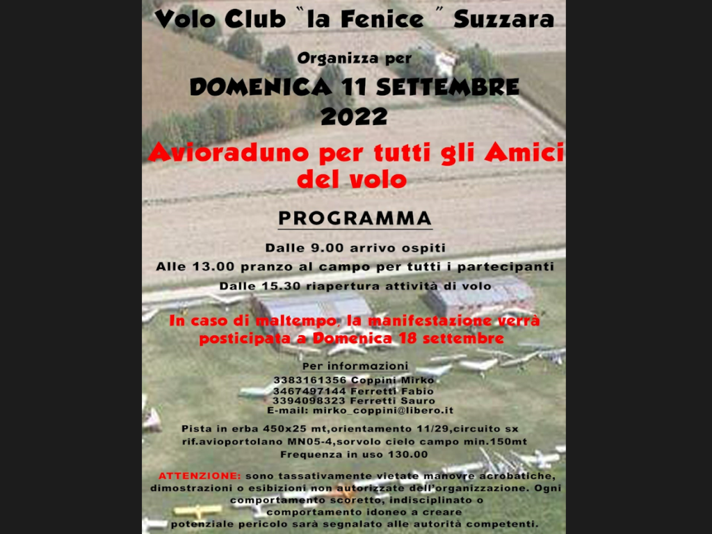 Avioraduno per tutti gli Amici del volo