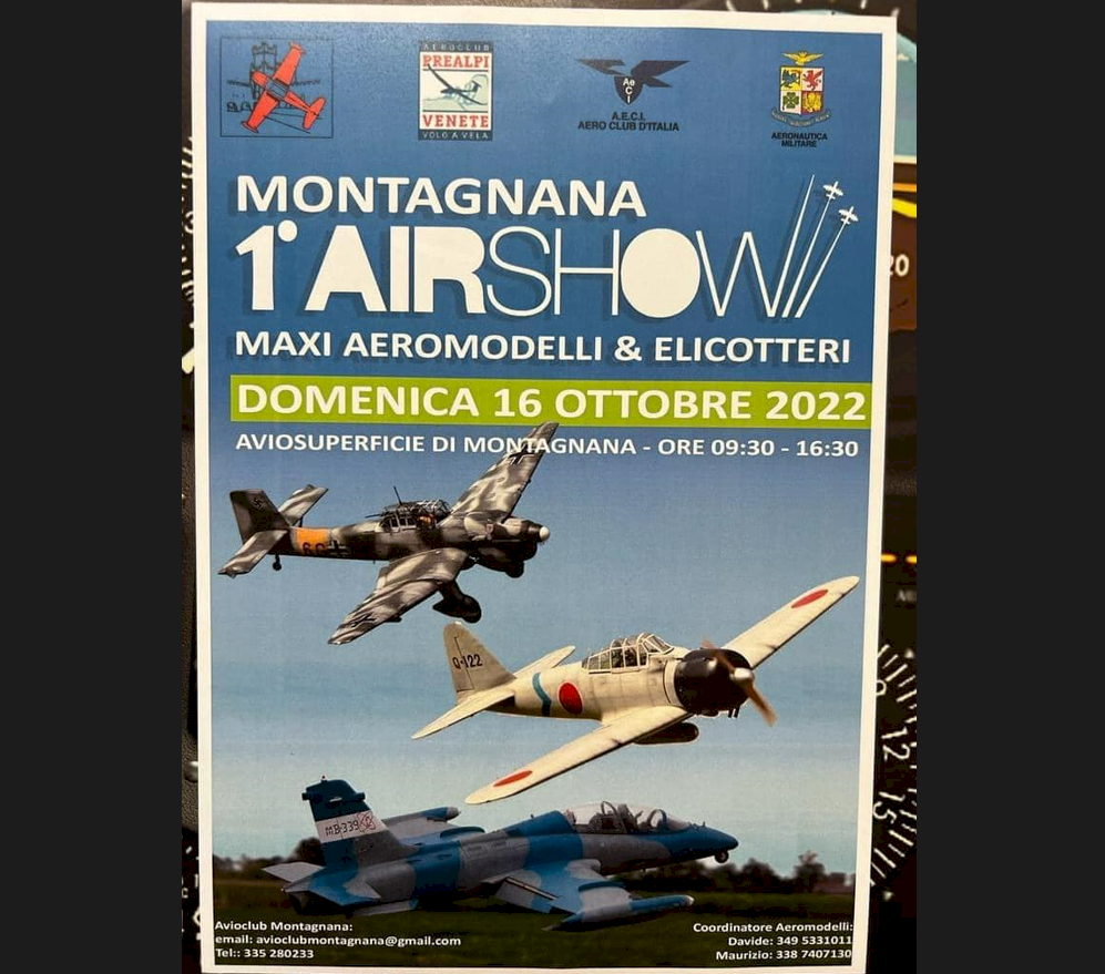 MONTAGNANA 1° AIRSHOW 16 Ottobre 2022