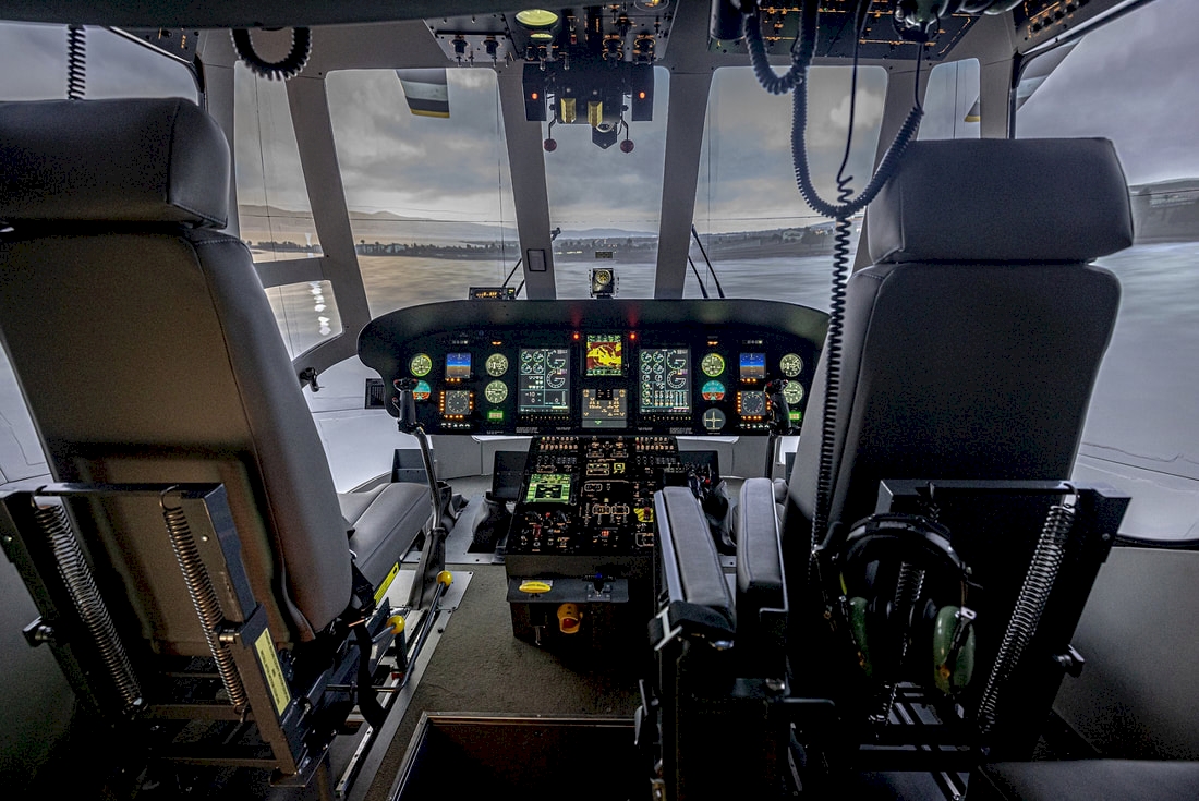 INAUGURATED IN ITALY THE WORLD'S FIRST ERICKSON S-64F SIMULATOR